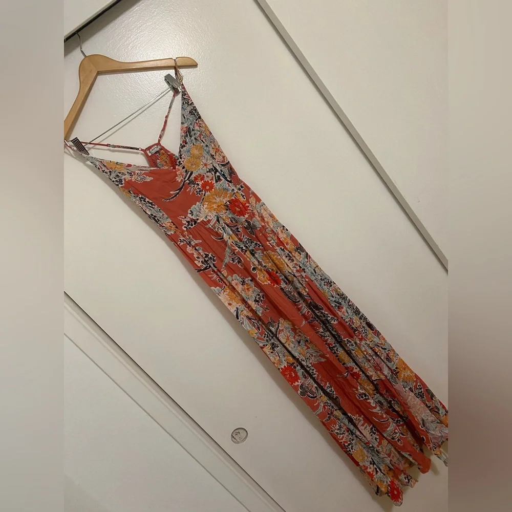 Free People Through The Vine Printed Maxi Dress In Red Combo REVOLVE - Picture 7 of 10